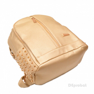 Geanta sport dama Good Mood - Rucsac dama auriu cod 989GOLD