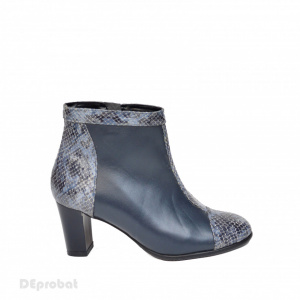 Ghete dama gri din piele naturala cod LSG321 - LICHIDARE STOC 36