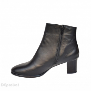 Ghete dama negre din piele naturala cod G304