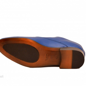 Pantofi barbati piele naturala albastri casual-eleganti cod P165A - Editie de LUX
