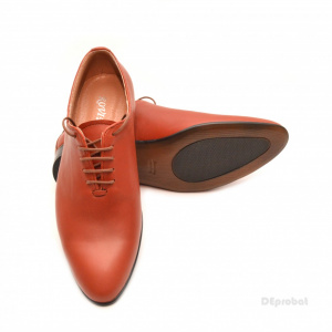 Pantofi barbati piele naturala maro deschis casual-eleganti cod P68MD - Editie de LUX