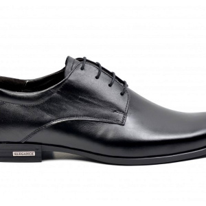 Pantofi barbati piele naturala negri casual-eleganti cod P128 - Editia Elegance