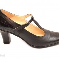Pantofi dama din piele naturala negri cod P58 - Made in Romania