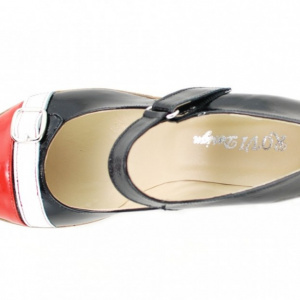 Pantofi dama eleganti - casual lacuiti din piele naturala cod P145