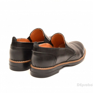 Pantofi dama negri casual-eleganti din piele naturala cod P75NEL Natasha