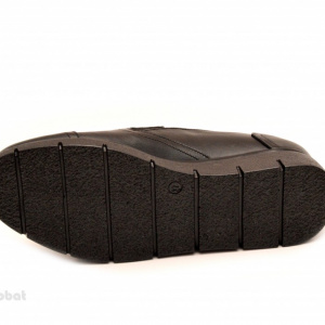 Pantofi dama negri sport-casual din piele naturala cu elastic cod P106