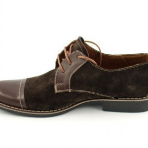 Pantofi maro barbati piele naturala casual-office - cod P85M
