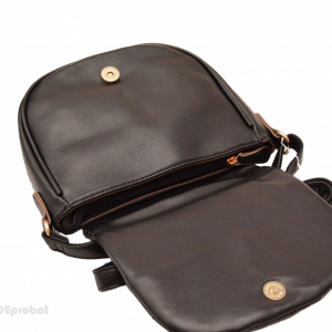 Geanta neagra dama originala David Jones 3837-2BLACK - Poseta neagra dama