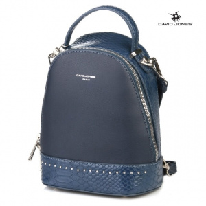 Geanta sport dama David Jones 5825-2DBLUE - Rucsac bleumarin David Jones