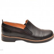 Pantofi dama negri casual-eleganti din piele naturala cod P75NEL Natasha