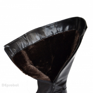 Cizme dama negre din piele naturala cod LSSG332 - LICHIDARE STOC