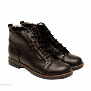 Ghete negre dama din piele naturala cod G44 - LICHIDARE STOC 35