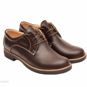Pantofi dama maro casual-eleganti din piele naturala cod P75 Natasha