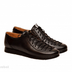 Pantofi dama negri casual-eleganti din piele naturala cod P79N