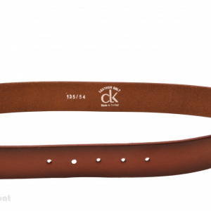 Curea piele naturala casual-eleganta maro patinat (latime 3,7 cm) - Curea maro patinat C80