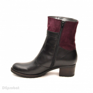 Ghete dama casual-elegante din piele naturala cod G20MV