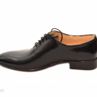 Pantofi barbati piele naturala negri casual-eleganti cod P65N - LICHIDARE STOC 39