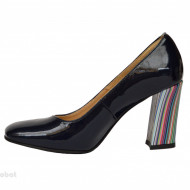 Pantofi dama eleganti din piele naturala negri cod P339
