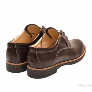 Pantofi dama maro casual-eleganti din piele naturala cod P75 Natasha
