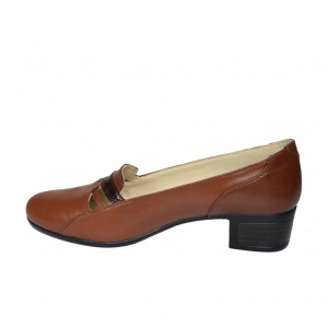 Pantofi dama maro eleganti din piele naturala cod P603