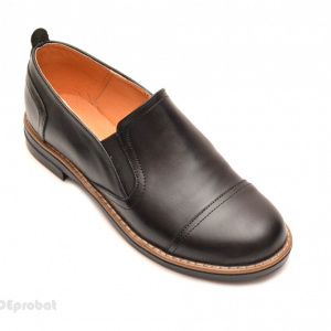Pantofi dama negri casual-eleganti din piele naturala cod P75NEL Natasha