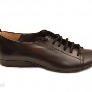Pantofi dama negri casual-office din piele naturala cod P62