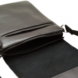 Geanta unisex piele Casual Office (Negru) - 27 x 22 cm - Borseta unisex pentru tableta