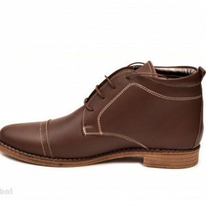 Ghete barbati piele naturala Maro casual-elegante cu siret cod G12M