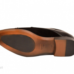 Pantofi barbati piele naturala negri casual-eleganti cod P169N - Editie de LUX