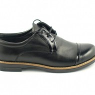 Pantofi dama negri casual-eleganti din piele naturala cod P75NLB Natasha