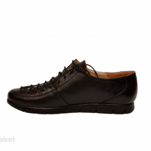 Pantofi dama negri casual-eleganti din piele naturala cod P79N