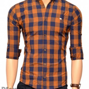 Camasa carouri Slim Fit barbati - Camasa carouri barbati ZR23