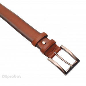 Curea piele naturala Maro patinat (latime 3,5 cm) - cod C131
