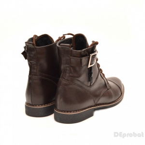Ghete barbati piele naturala Maro casual-elegante cu siret cod G24M
