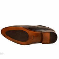 Pantofi barbati piele naturala negri casual-eleganti cod P165N - Editie de LUX