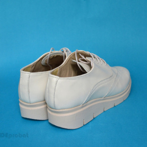 Pantofi dama bej nude casual-eleganti din piele naturala cod P203