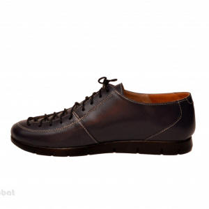 Pantofi dama bleumarin casual-eleganti din piele naturala cod P179BL