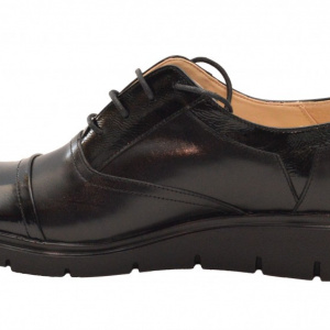Pantofi dama negri casual-eleganti din piele naturala cod P32