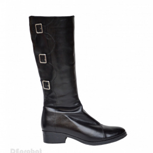 Cizme dama negre din piele naturala cod LSSG325 - LICHIDARE STOC