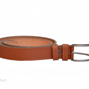 Curea piele naturala Maro (latime 3,5 cm) - Made in Romania C121