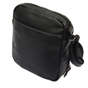 Geanta unisex 694403C - 22 x 19.5 cm - Borseta neagra David Jones