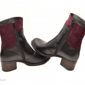 Ghete dama casual-elegante din piele naturala cod G20MV