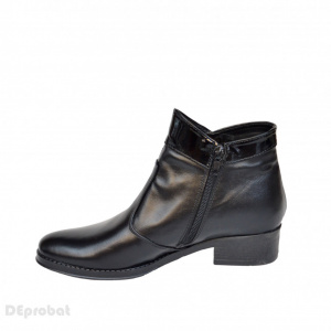 Ghete dama negre din piele naturala cod LSG324 - LICHIDARE STOC 36, 37