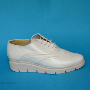 Pantofi dama bej nude casual-eleganti din piele naturala cod P203