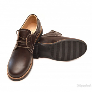Pantofi dama maro casual-eleganti din piele naturala cod P75 Natasha