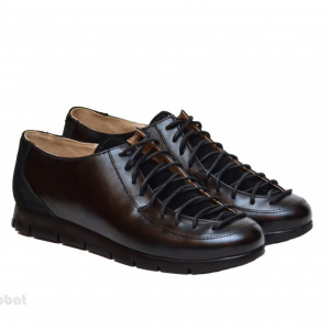 Pantofi dama negri casual-eleganti din piele naturala cod P164N