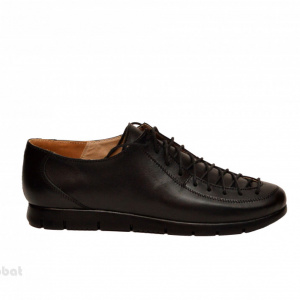 Pantofi dama negri casual-eleganti din piele naturala cod P79N