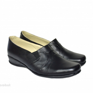 Pantofi dama negri din piele naturala cod P614