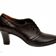 Pantofi dama negri din piele naturala cu toc 7 cm cod P136 - LICHIDARE STOC 39, 40