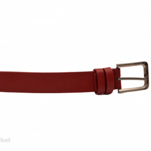 Curea piele naturala casual-eleganta grena (latime 3,5 cm) - Curea grena piele C37GRE
